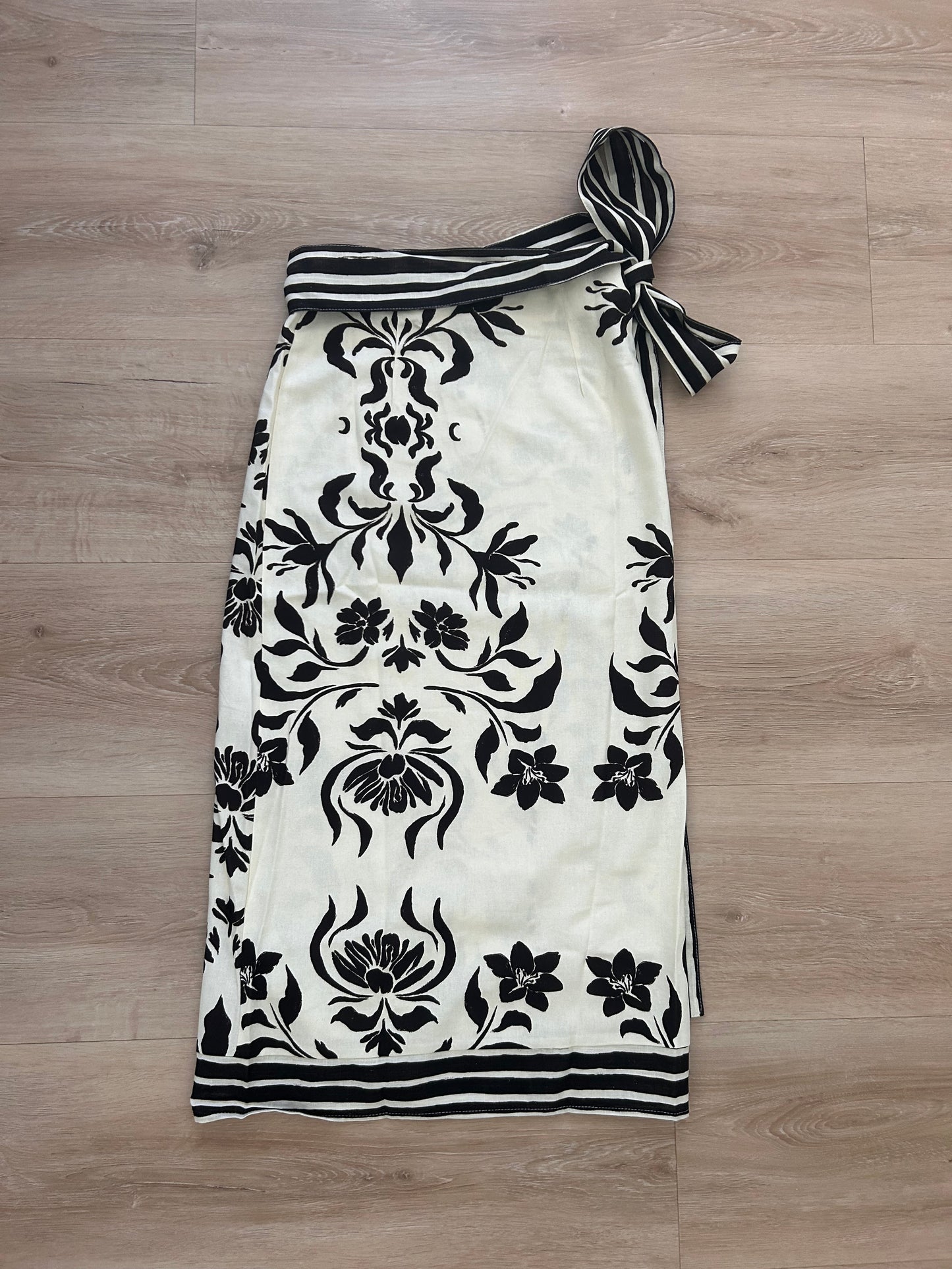 Floral Wrap Skirt