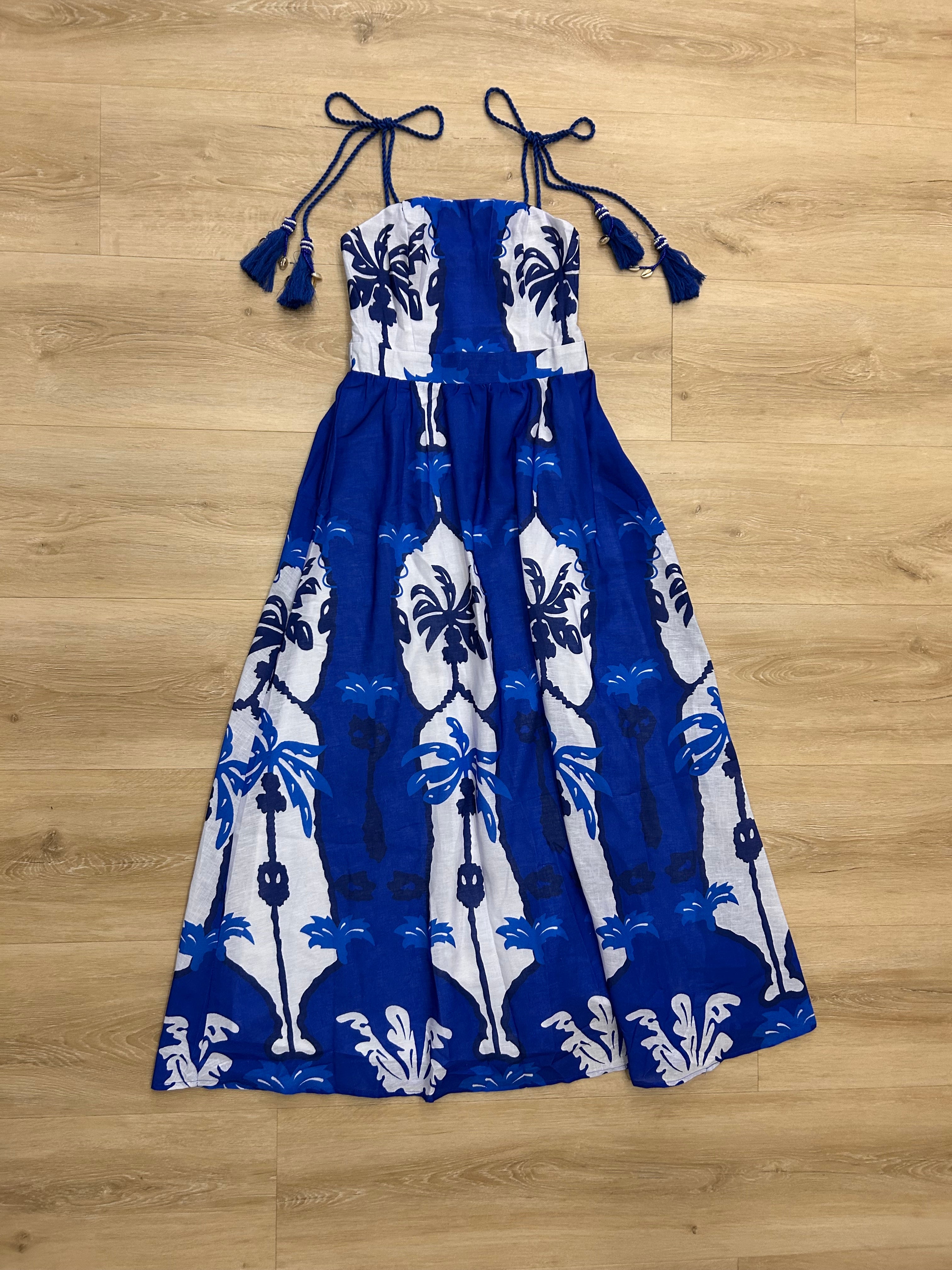 Blue Palm Maxi L & Em Online Boutique Blue Palm Maxi L & Em Online Boutique
