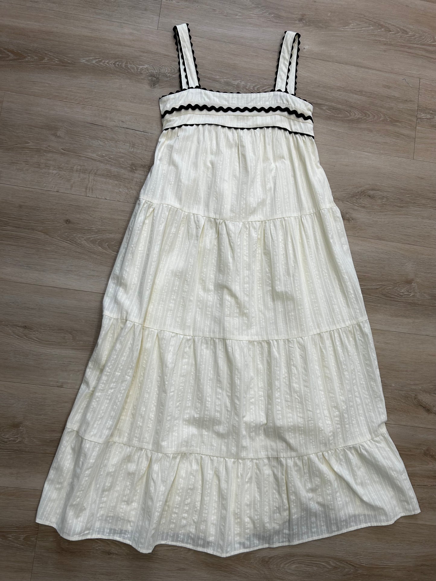 Rickrack Trim Summer Dress