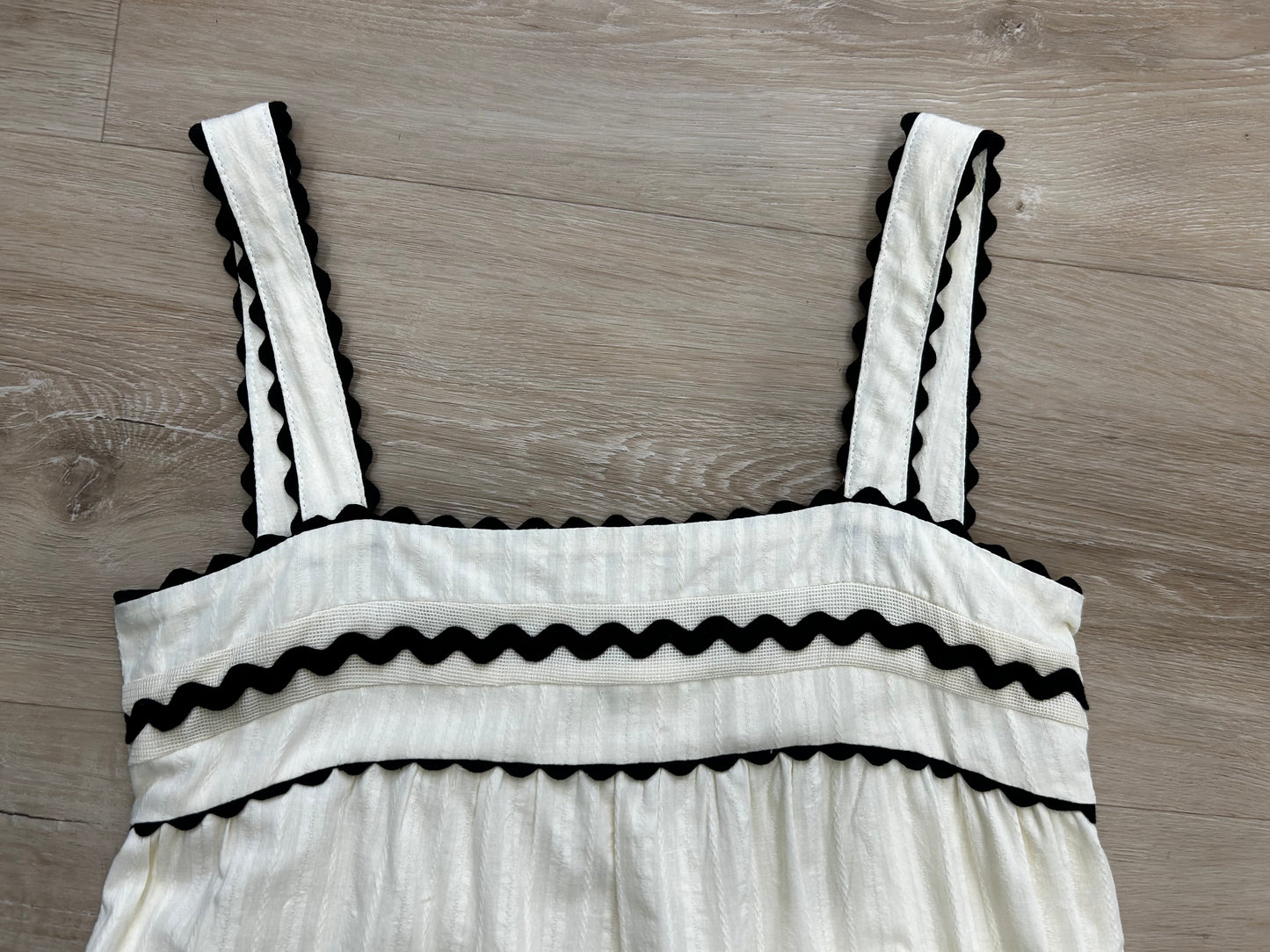 Rickrack Trim Summer Dress