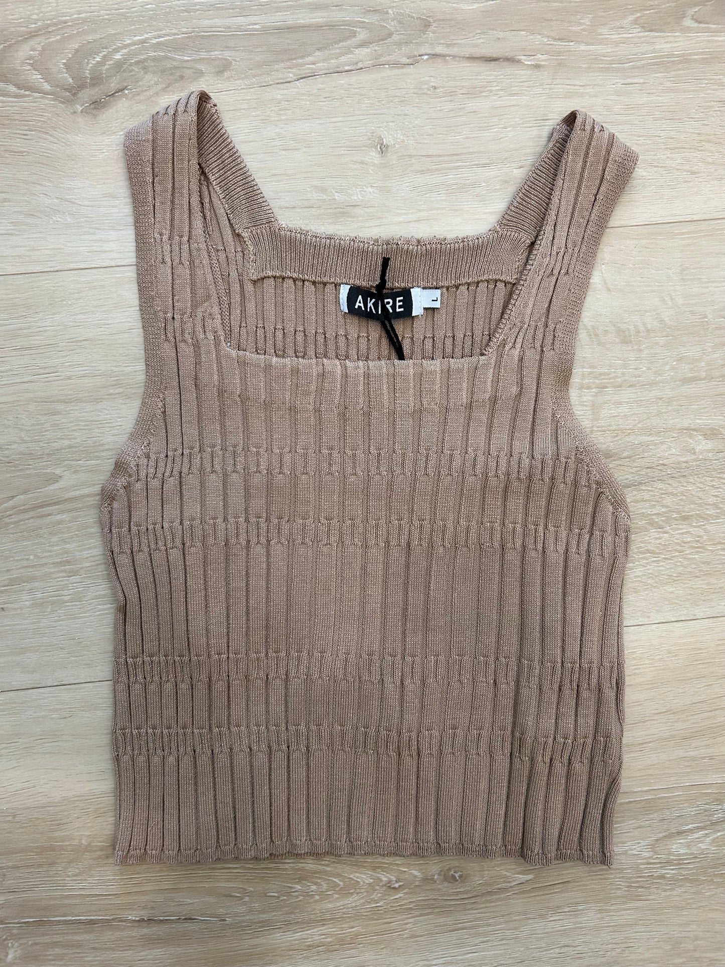 Nude Knit Top