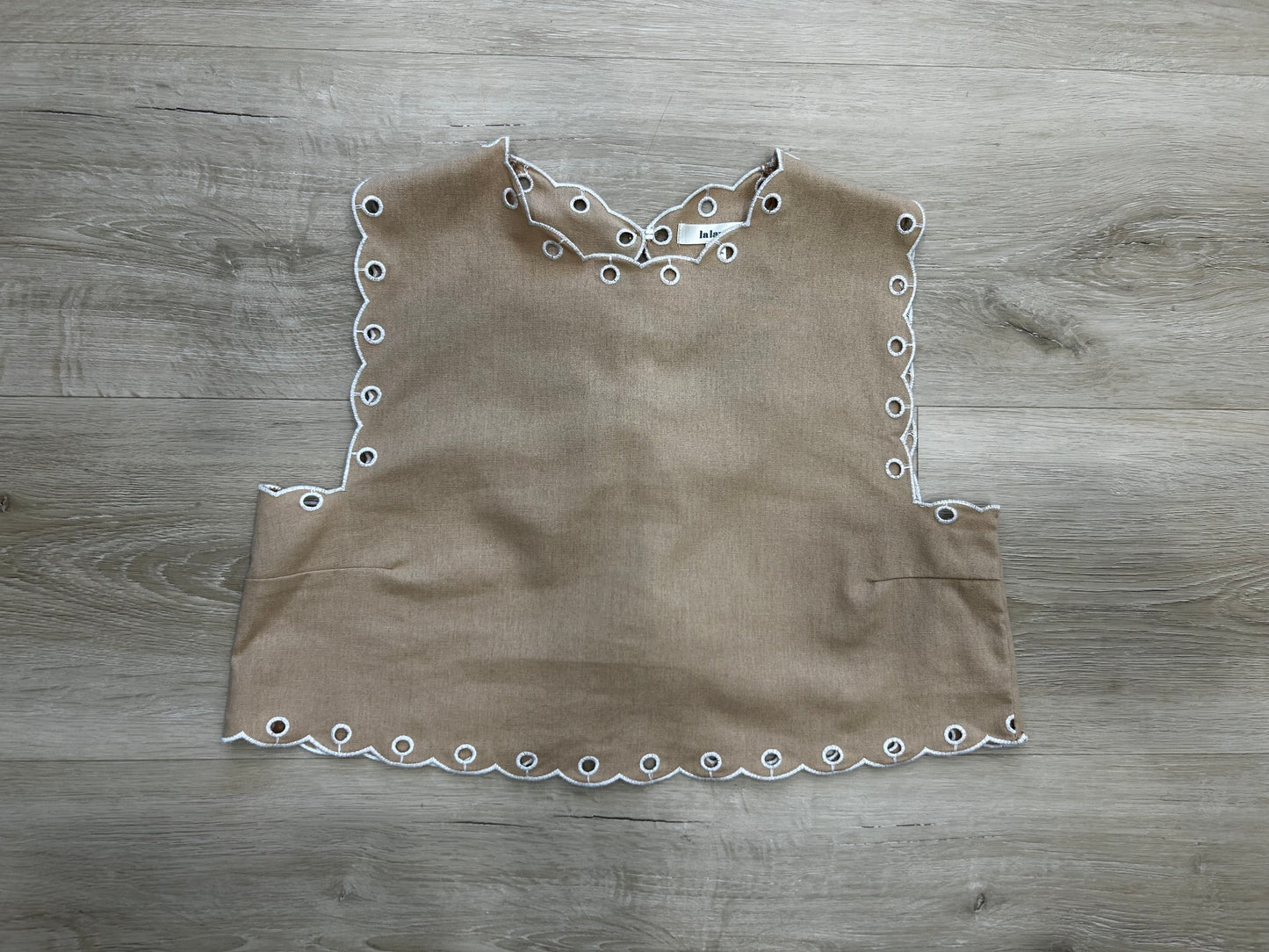 Eyelet Hem Top